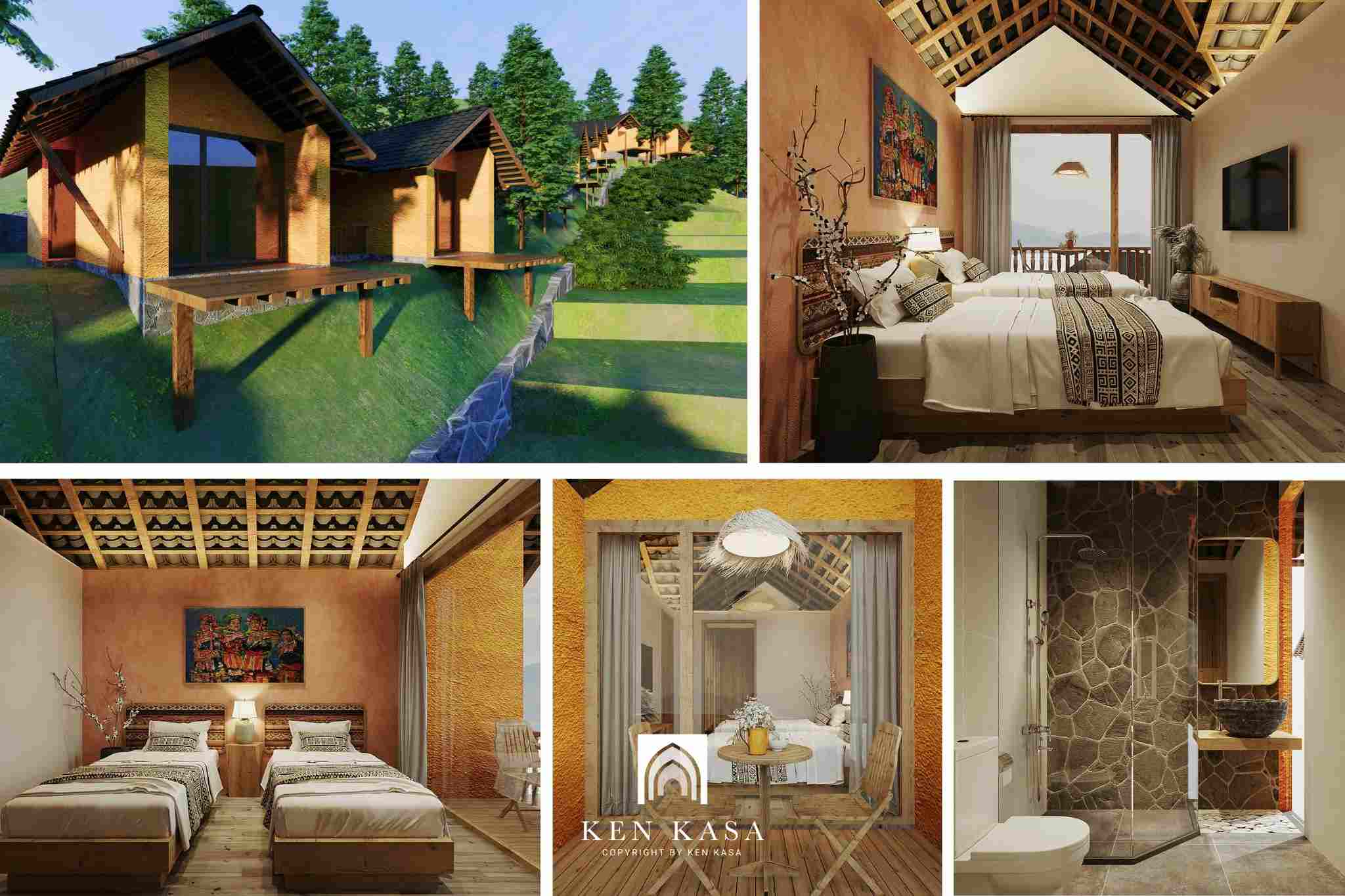 Các căn bungalow thiết kế theo mô đun